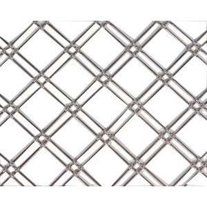  Wire Mesh Brushed Nickel 1 x 36 x 48