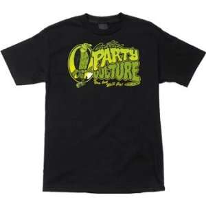  Creature Party Vulture Skateboard T Shirt [X Large] Black 