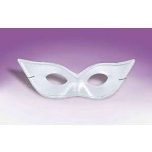  Harlequin (White) Half Mask Accessory 
