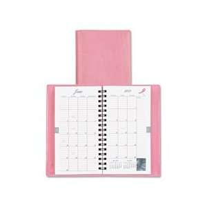  Day Timer Pink BCA Vinyl 2PPM Monthly Planner Office 