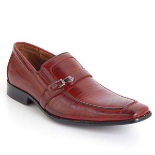 Dressy Buckle Strap Slip on Loafers Mens Dress Shoes Leather Free Shoe 