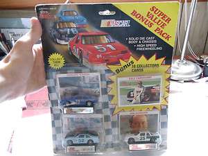 Early 1990s NASCAR die cast cars 3 pack Racing Champions Dale 