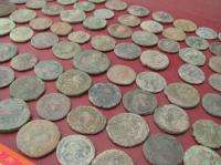 96 Authentic UNCleaned LARGE ANCIENT ROMAN Coins   AS and SESTERTIUS 