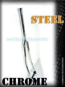 STEEL road bike fork 700c, threaded steerer tube,s  