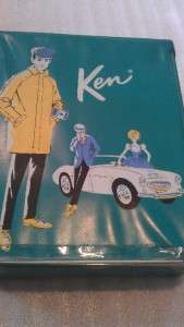 Ken carrying case, ken doll w/ ken and BARBIE clothes and shoes 