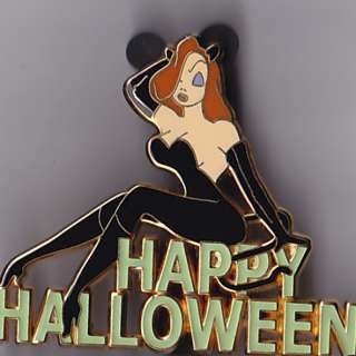 RARE BOOTLEG Disney Jessica as Cat Women Halloween Pin  