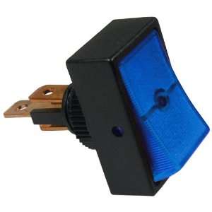   12 Volt 16 Amp On Off Blue Illuminated Rocker Switch 25 Per Package