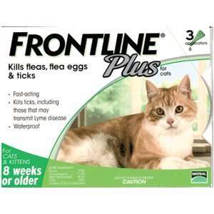  Frontline Plus   3 Pack Cat