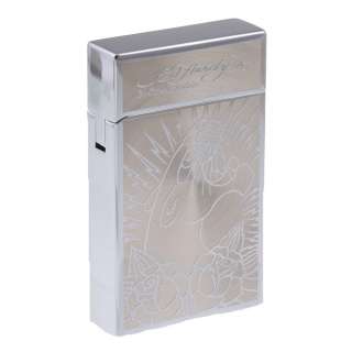Ed Hardy Enzo Panther SILVER Electric Torch Lighter  