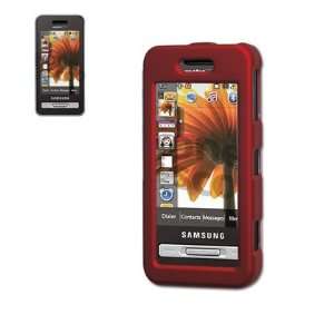   Rubberized Protector Cover Samsung Finesse R810   Red