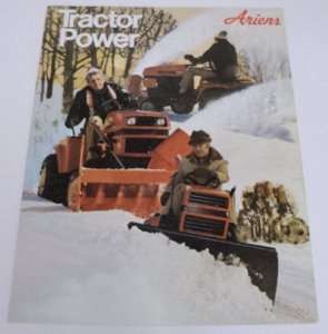 Ariens 1976 Lawn & Garden Tractors Sales Brochure  