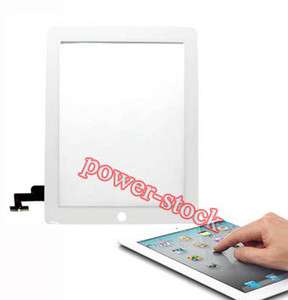 New Touch Glass Screen Digitizer For Ipad 2 2nd Gen White  