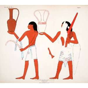   Tomb Amun Hieroglyphic Gift   Original Lithograph