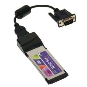  One Port RS 232 ExpressCard DB 9 Dongle Electronics