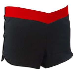   Crossover V Front Short BLACK W/ RED AS
