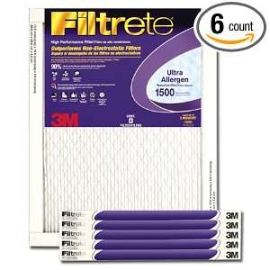 3M Company 20X30x1 Filtrete Filter (Pack Of 6) 2022 6 Filters Grille 