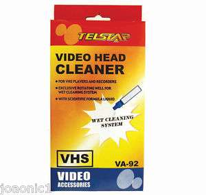 VHS VCR VIDEO PLAYER RECORDER HEAD CLEANER  