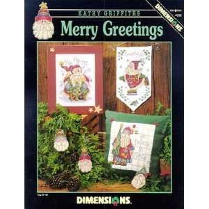 Merry Greetings   Cross Stitch Pattern Arts, Crafts 