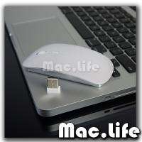 WHITE USB Wireless Optical Mouse for Macbook All Laptop  