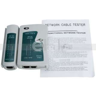   Cat5 Network Punch Down Impact Tools LAN Cable Tester + Crimper  