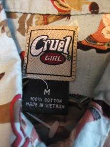 Cruel Girl Womens Snap Up Western Shirt/Top Size Medium EUC  