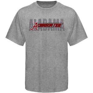    Alabama Crimson Tide Ash Slant Type T shirt