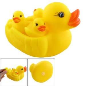   Child Mother Duck w 3 Little Ducks in Water Yellow Toy Toys & Games