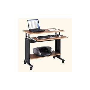  Adjustable Computer Workstation Table with Keyboard Tray 