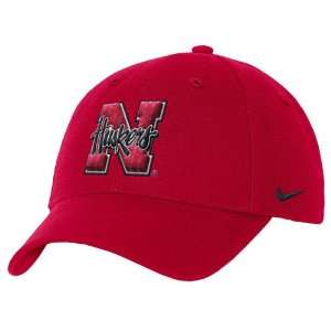  Nike Nebraska Cornhuskers Red Wool Classic III Hat Sports 