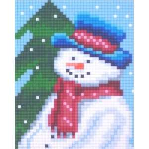  PixelHobby Snowman Mini Mosaic Kit 
