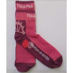 Cycling Socks Small  Think Pink 