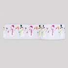 KSA Pack of 6 Wire Edged Christmas Ribbon with Vibrant Snowman Print 2 