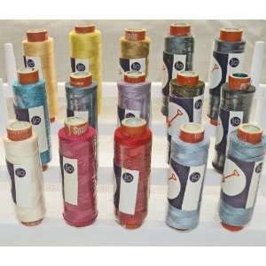  15 Cotton Spools By J&p Coats Arts, Crafts & Sewing