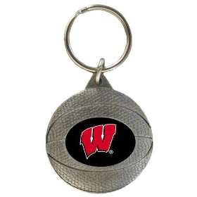 Wisconsin Badgers NCAA Basketball Key Tag  Sports 