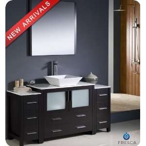   Torino 60 Wood Vanity with Main Cabinet, Side Cabinet, Co Furniture