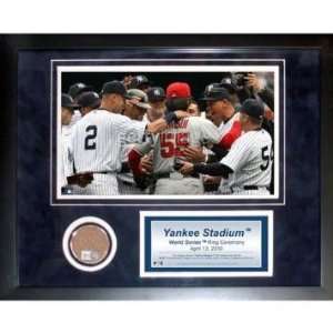2010 Yankees Ring Ceremony Mini Dirt Collage   Game Used MLB Collages 