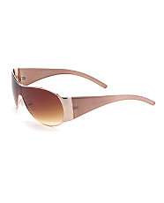 Gold (Gold) Teens Quinn Visor Sunglasses  247803293  New Look