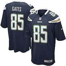 Mens Nike San Diego Chargers Antonio Gates Game Team Color Jersey 