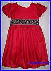 HANNA ANDERSSON Bubble Hem Party Dress Rio Red 120 6 7 NWT