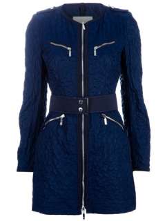 Moncler Zipped And Belted Coat   Spk   farfetch 