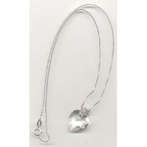  18 Swarovski Crystal Heart Necklace 