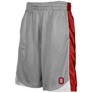   Buckeyes Gray Vector Workout Shorts (XX Large)