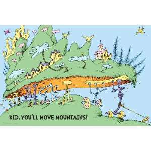  Oh the Places Youll Go Move Mountains, 20 x 30 Poster 