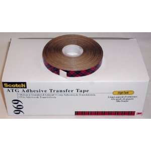  Scotch ATG High Tack Adhesive Tape 969 1/2 in x 36 yds 