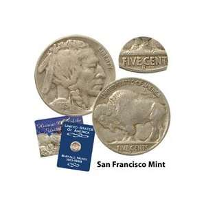 1925 Buffalo Nickel   San Francisco Mint  Sports 