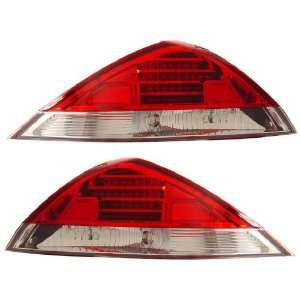  HONDA ACCORD 03 05 2 DR LED TAIL LIGHT RED/CLEAR NEW 