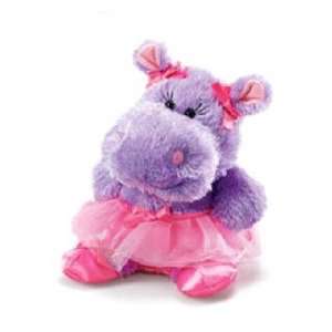   Luvvies Ballerina Purple Hippo 5 by Russ Berrie Toys & Games