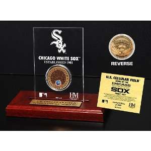 Chicago White Sox U.S. Cellular Etched Acrylic Desktop with Infield 