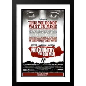  No Country For Old Men 20x26 Framed and Double Matted 