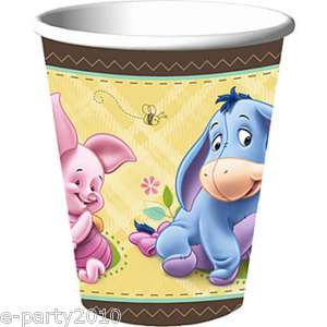 BABY Winnie the POOH Party Supplies SHOWER ~ CUPS 726528254335  